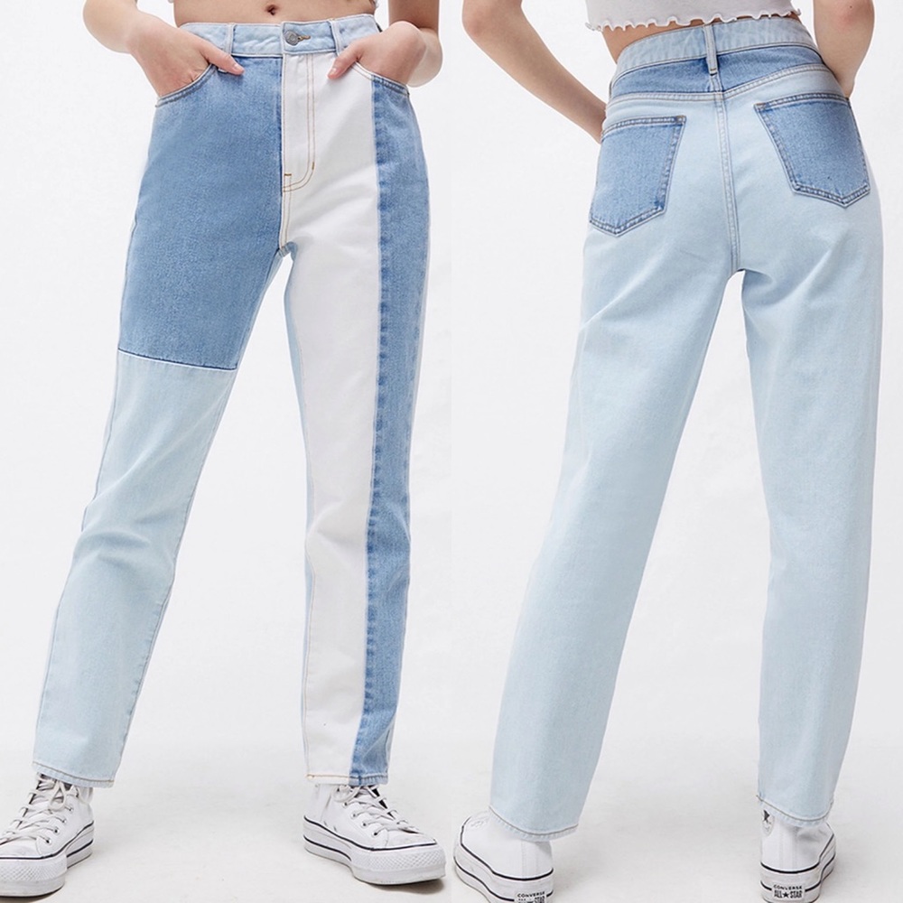 🌸PacSun Eco Hopper Patch Mom Jeans